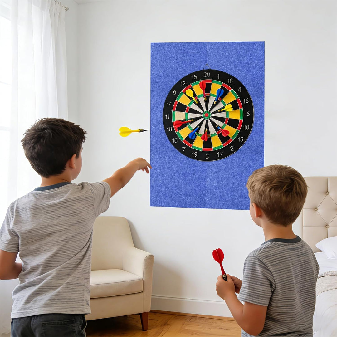Dartboard Wandschutz, Filz Dartscheibe Wandschutz Selbstklebend, Wandumrandung für Dartboard, Filz-D