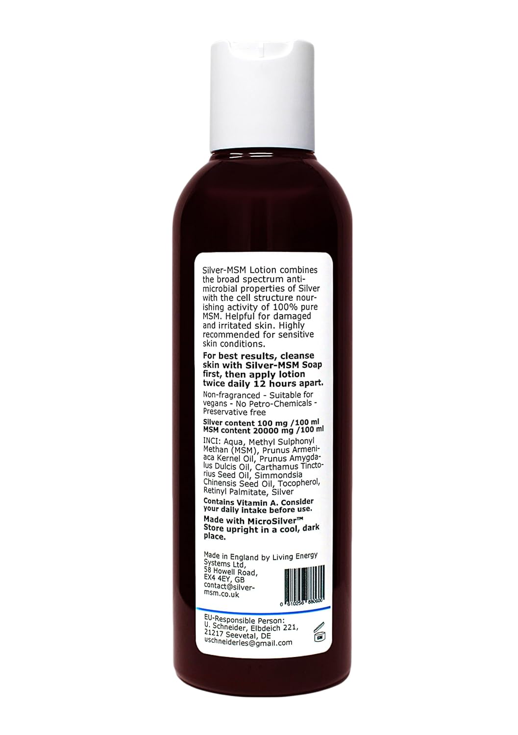 Silber-MSM Lotion 200 ml
