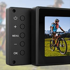 PARKVISION Fahrradspiegel Kamera Kit 1080P, 20-40mm Lenker