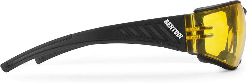 Bertoni Motorradbrille - Winddichte Bruchsichere Antibeschlag – AF149A