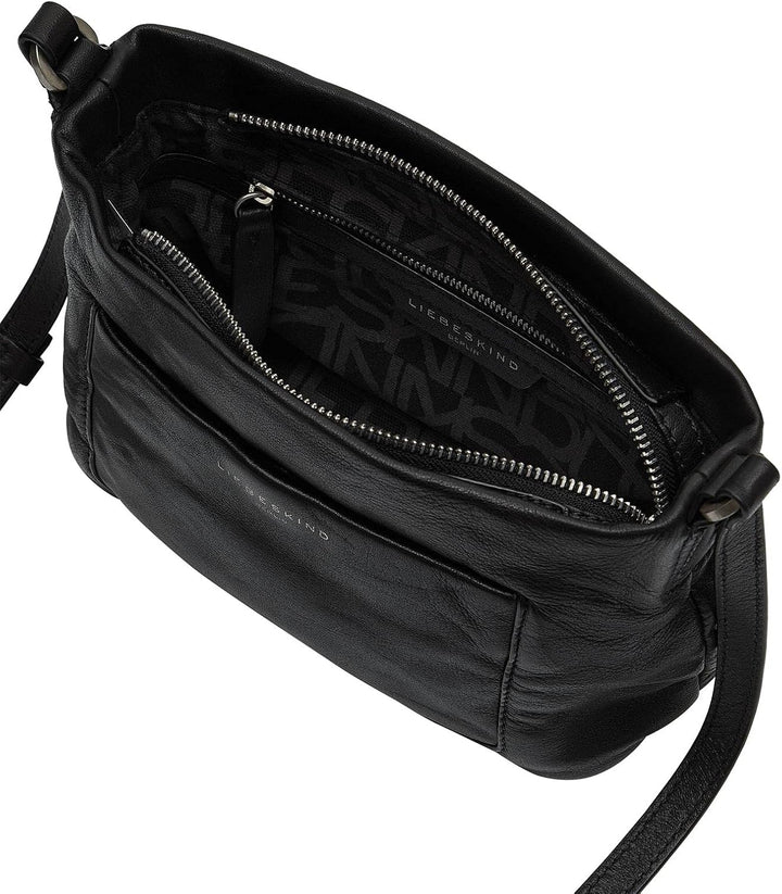 Liebeskind Damen Ira Crossbody Umhängetasche Schwarz, Schwarz