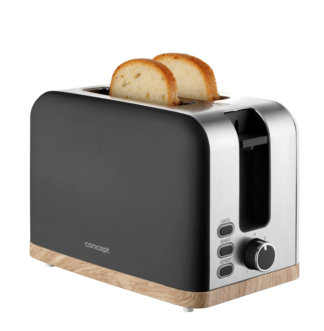 Concept TE2016 Toaster ELWOOD schwarz