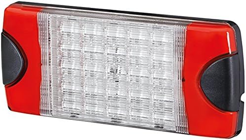 HELLA - Heckleuchte - DuraLED Combi - LED - 24/12V - Anbau/geschraubt - Lichtscheibenfarbe: transpar