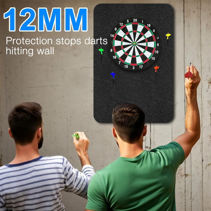 Dartboard Wandschutz, Selbstklebende Dartscheiben Umrandung, Dartboard-Rückseite- Gespleisster Rand