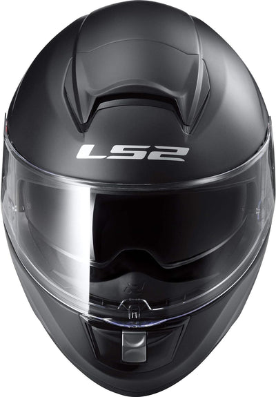 LS2 Integralhelm FF397 Vector Vantage schwarz matt rot Sonnenblende XXL, XXL