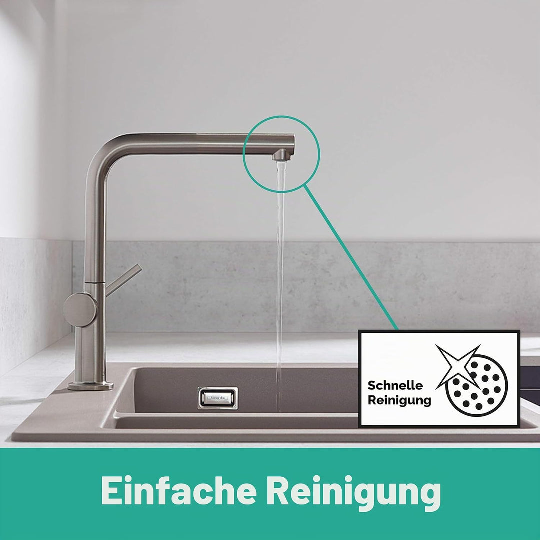 hansgrohe Küchenarmatur Talis M54, Wasserhahn Küche mit Auslauf Höhe 270 mm, 360° drehbar, 1 Strahla