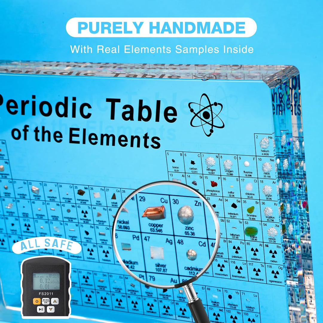 Jeebel Periodensystem der Elemente Acryl, Periodic Table mit 83 Echten Elementen Periodensystem zum
