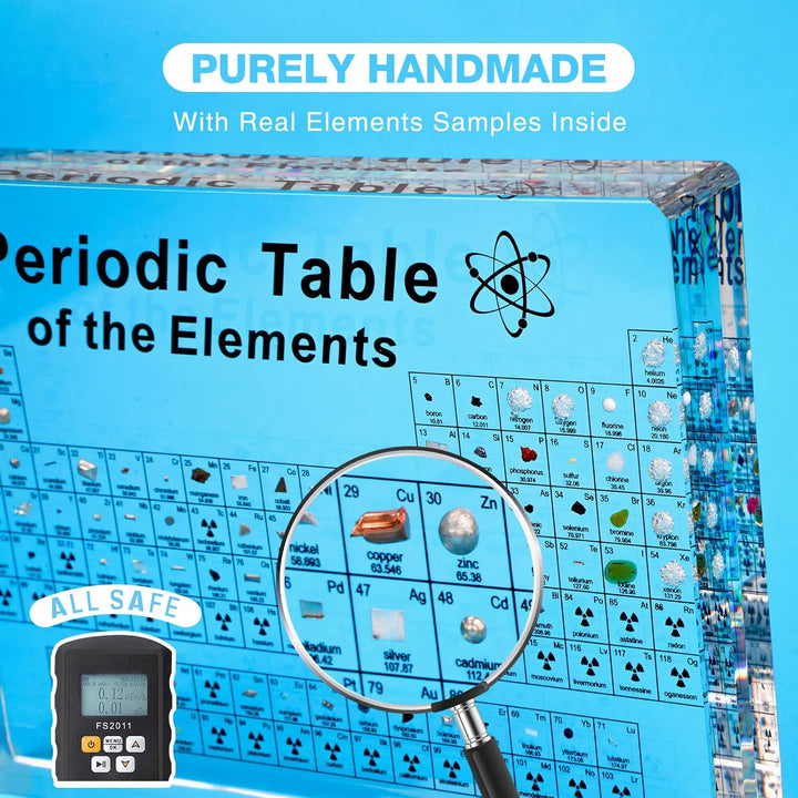 Jeebel Periodensystem der Elemente Acryl, Periodic Table mit 83 Echten Elementen Periodensystem zum