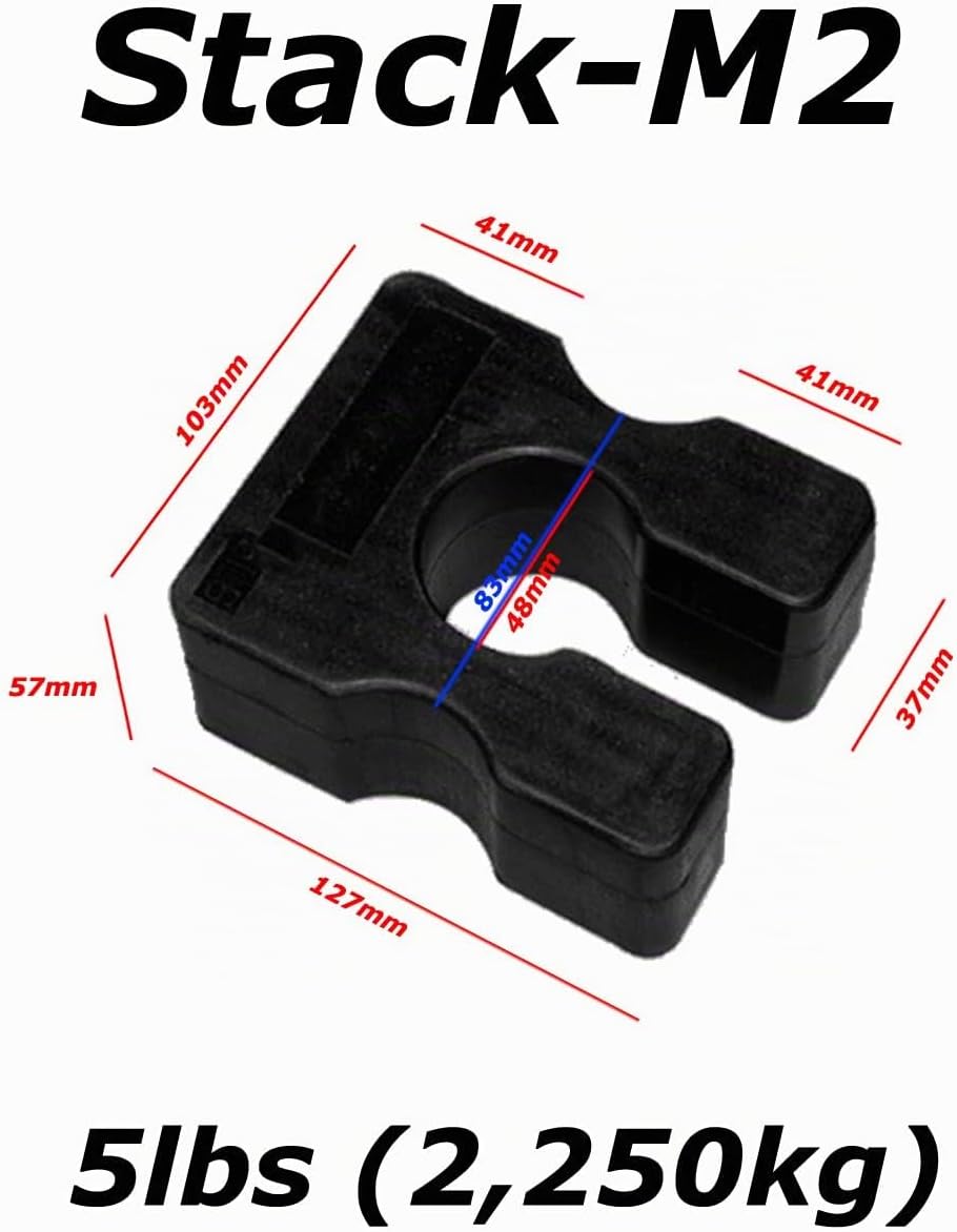 POWER-XTREME Abstufungsadapter für Body-Solid-Steckgewichtspakete | Weight Stack Adapter Plate | Var