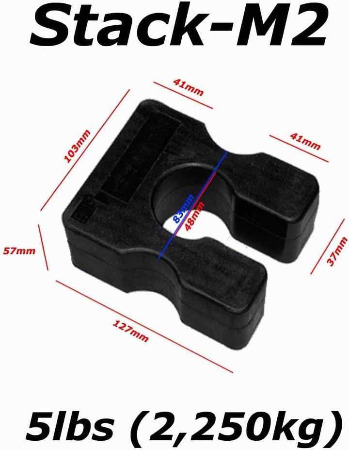 POWER-XTREME Abstufungsadapter für Body-Solid-Steckgewichtspakete | Weight Stack Adapter Plate | Var