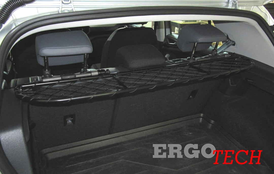 ERGOTECH Trennnetz Trenngitter Hundegitter für Volkswagen T-Cross, RDA65-HXXS16, für Hunde und Gepäc