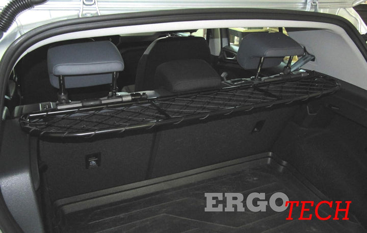 ERGOTECH Trennnetz Trenngitter Hundegitter für Volkswagen T-Cross, RDA65-HXXS16, für Hunde und Gepäc