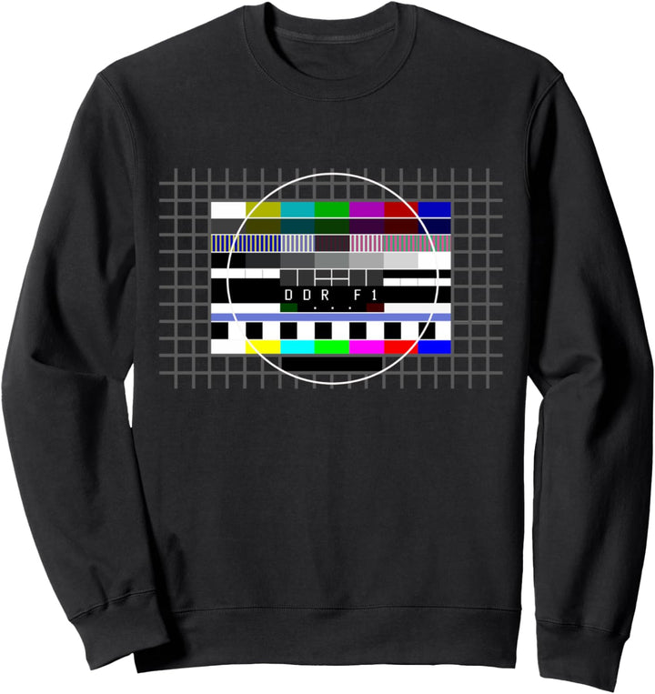 DDR Testbild Osten 80er Jahre 90er Party Outfit Ost Kostüm Sweatshirt