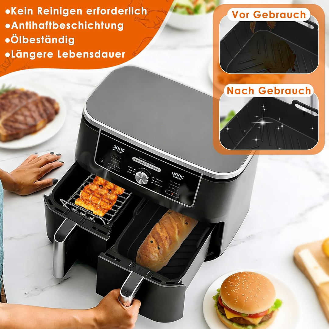 Ninja Airfryer Zubehör Ninja Heissluftfritteuse Zubehör 13 Stück Airfryer Silikonform,Airfryer Zubeh