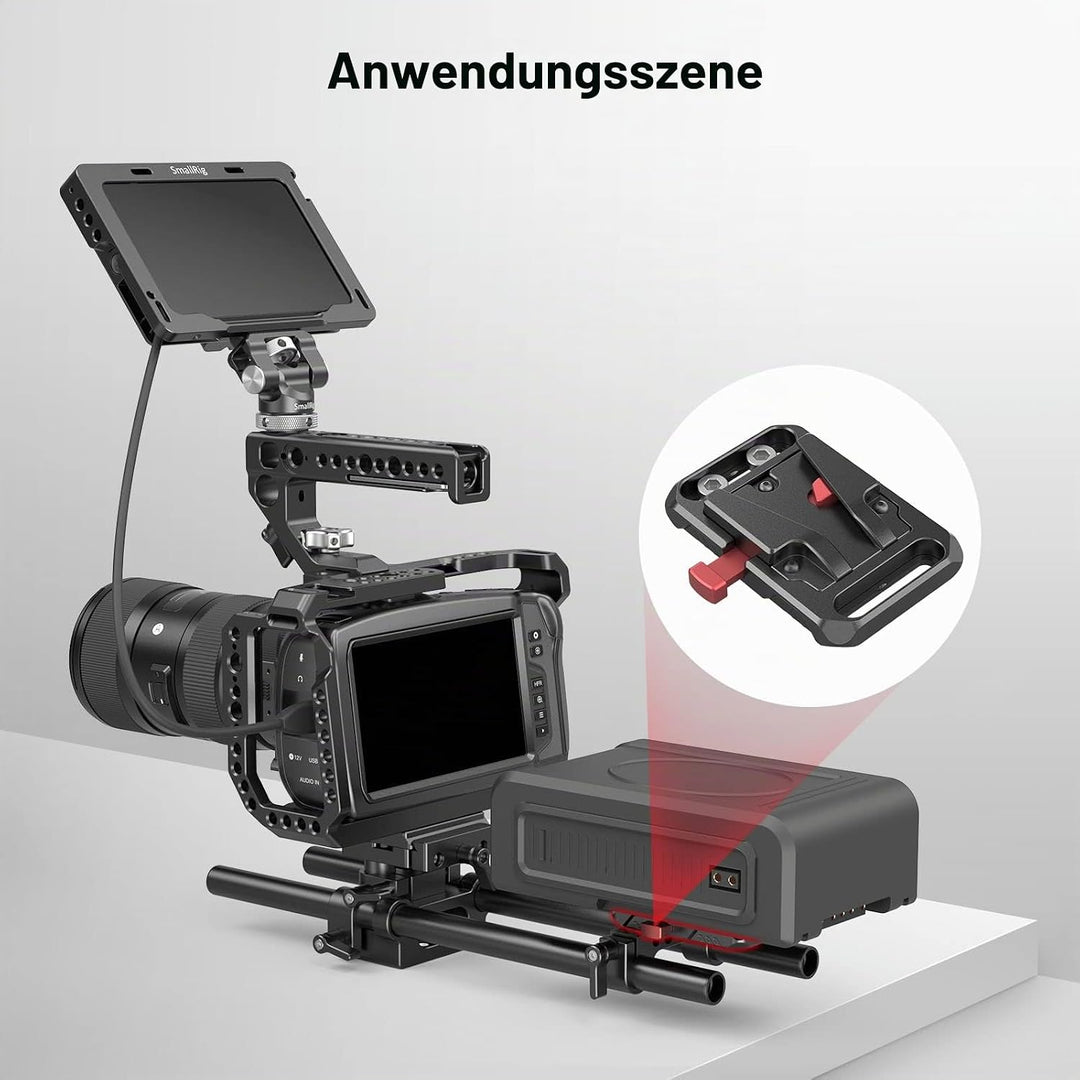 SMALLRIG Mini V Mount Batterieplatte Kamera Akku Platte Camera Battery Plate - 2987