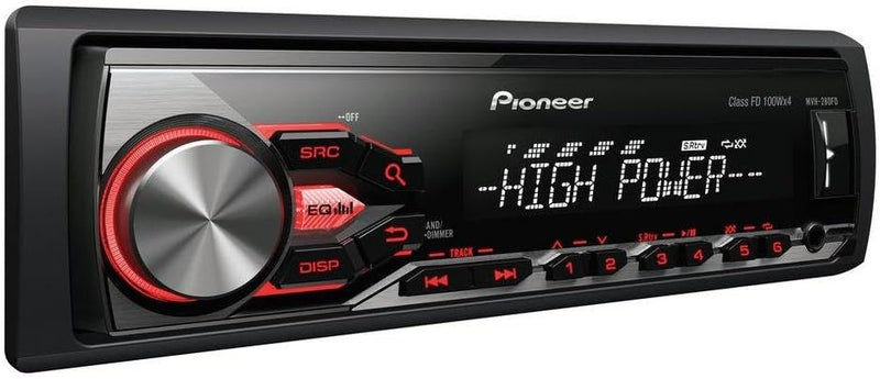 Pioneer DEH-4800FD High Power Autoradio mit RDS-Tuner, USB und AUX-In Unterstützt iPod/iPhone und di