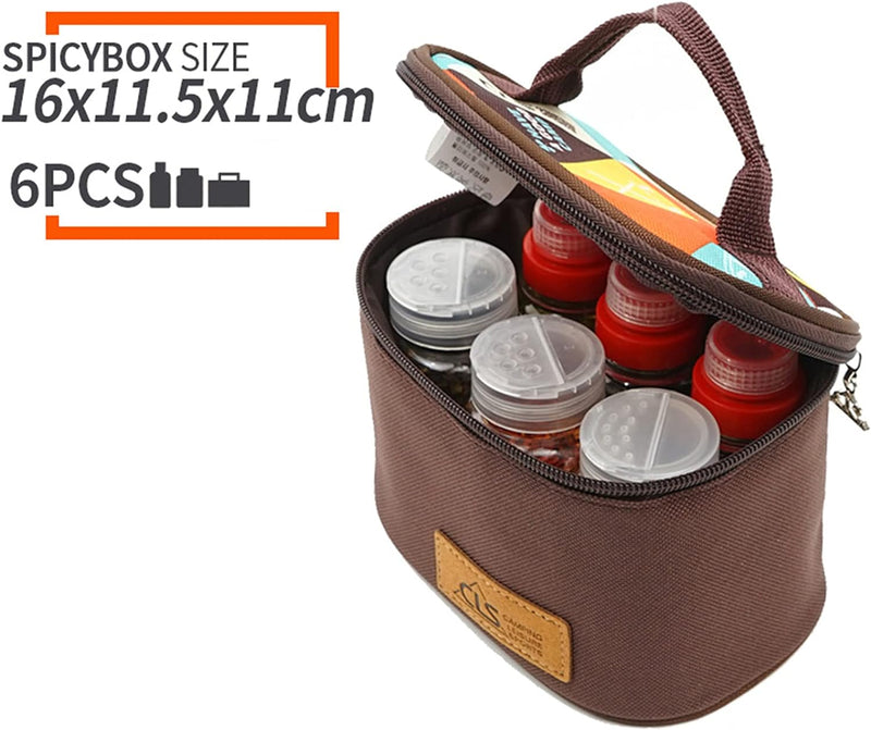 MKNZOME Outdoor Seasoning Gewürzbehälter Portable kleiner Salzstreuer BBQ Gewürzflasche Set Transpar