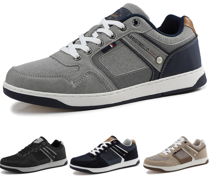 ARRIGO BELLO Freizeitschuhe Herren Sneaker PU Leder Walkingschuhe Atmungsaktive Athletic Formal Clas