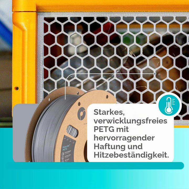Polymaker PolyLite PETG Grau - 1,75mm - 1kg