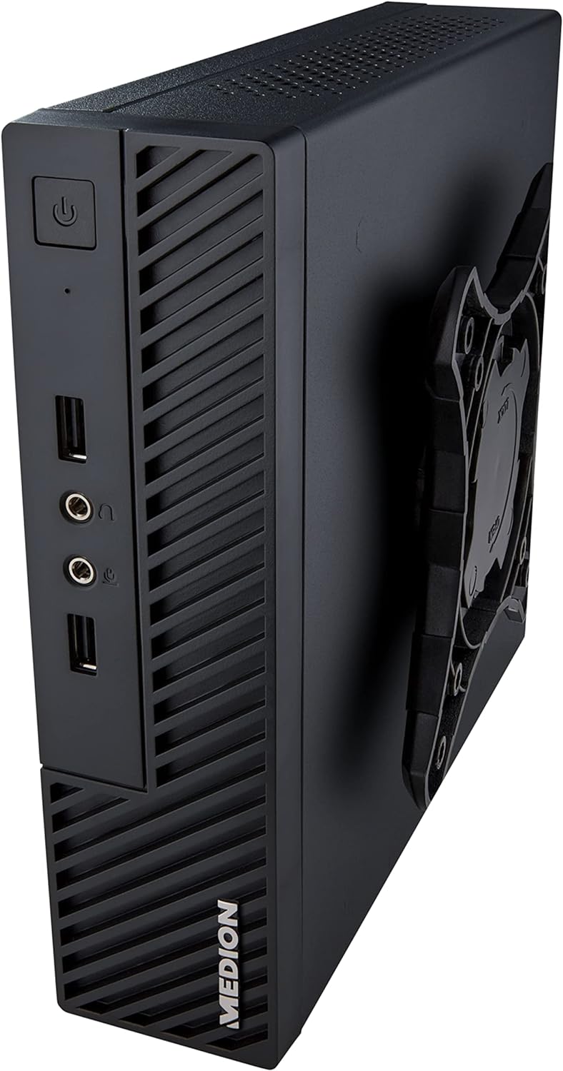 MEDION S23004 Mini PC (Intel Core i5-1035G1, 128GB SSD, 8GB DDR4 RAM, USB 3.2, VESA, WLAN, Windows 1