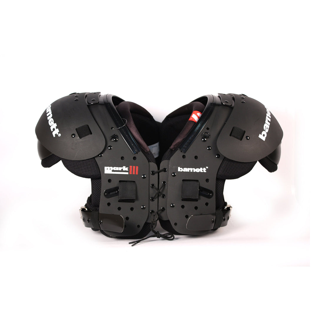 Shoulderpad Mark III American Football Schulterschutz Profi, Farbe schwarz XXL, XXL
