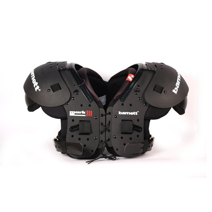 Shoulderpad Mark III American Football Schulterschutz Profi, Farbe schwarz XXL, XXL