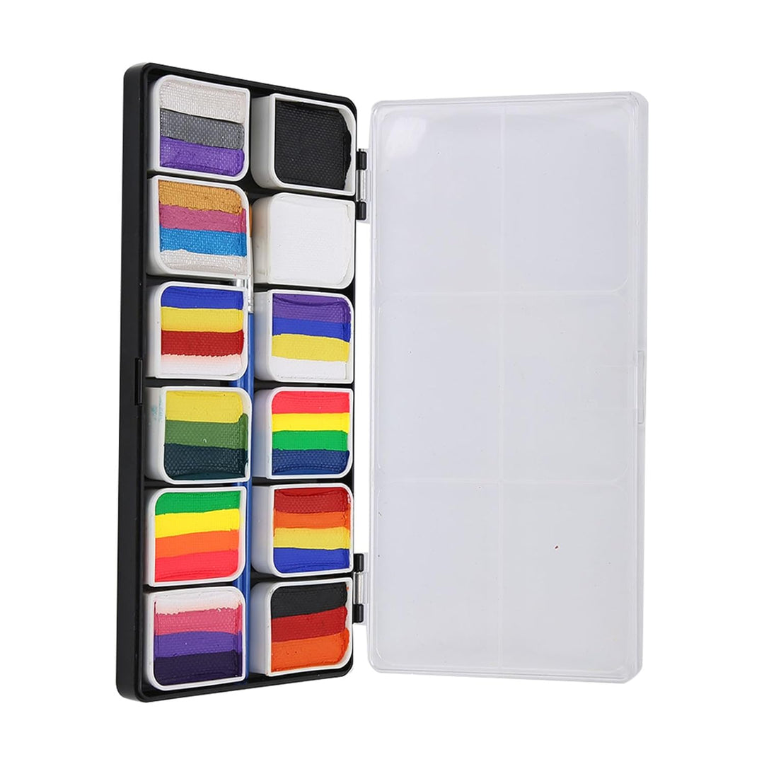 Gesicht Körperfarbe Pigment, Professionelles 12 Farben Wasserbasierte Körperkunst Gesicht Farbe Kit
