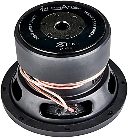 In Phase XT - 8 20.32 cm 1000W Peak Power Subwoofer XT-8, XT-8