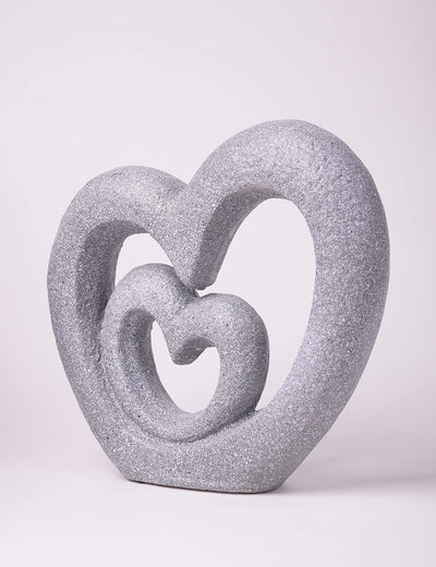 HAUCOZE Modern Dekor Skulptur Love Statue Modern Arts Wohnzimmer Kunst Polyresin Zuhause Geschenk 35