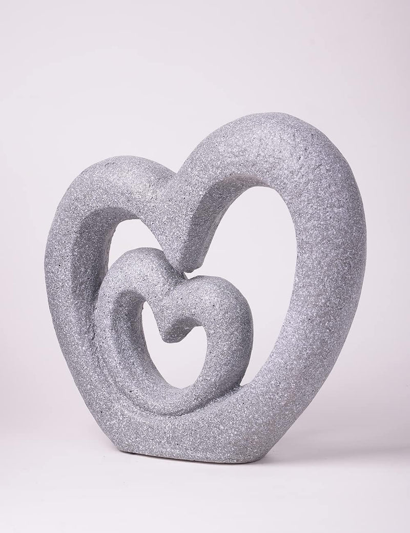 HAUCOZE Modern Dekor Skulptur Love Statue Modern Arts Wohnzimmer Kunst Polyresin Zuhause Geschenk 35