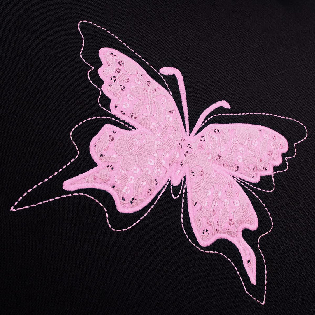 Flying Banner Maschen Schmetterling Universal für Auto Sitzbezüge Mit Seitenairbags (Rosa, Vordersit
