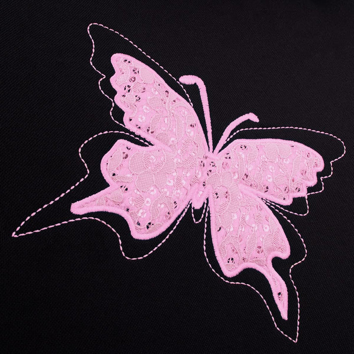 Flying Banner Maschen Schmetterling Universal für Auto Sitzbezüge Mit Seitenairbags (Rosa, Vordersit
