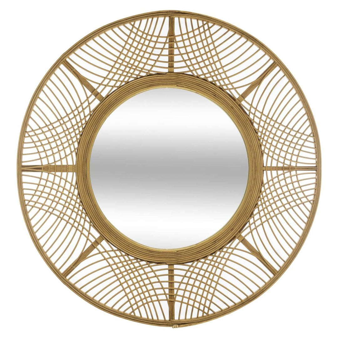 Spiegel Ina - Bambus D 70 cm - Beige - Atmosphera créateur d'intérieur cm beige, cm beige