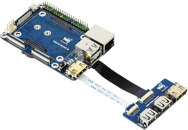 Mini Base Board (B) Designed for Evaluating Raspberry Pi Compute Module 4 CM4 Or Being Integrated In