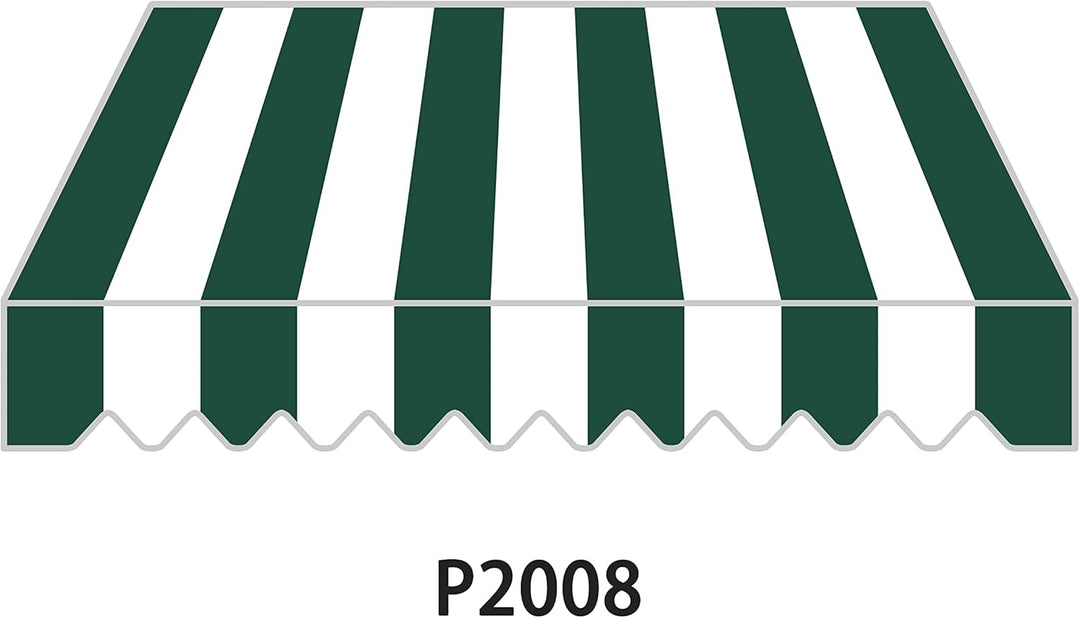 home Trends Markisenstoff 4m Markise mit Volant 4 x 3 m Markisenbespannung ersatzstoff 387 x 300cm B