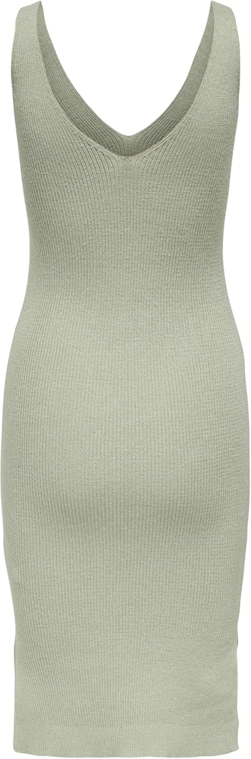 ONLY Damen Onllina Sl Slit Dress KNT, S Elm