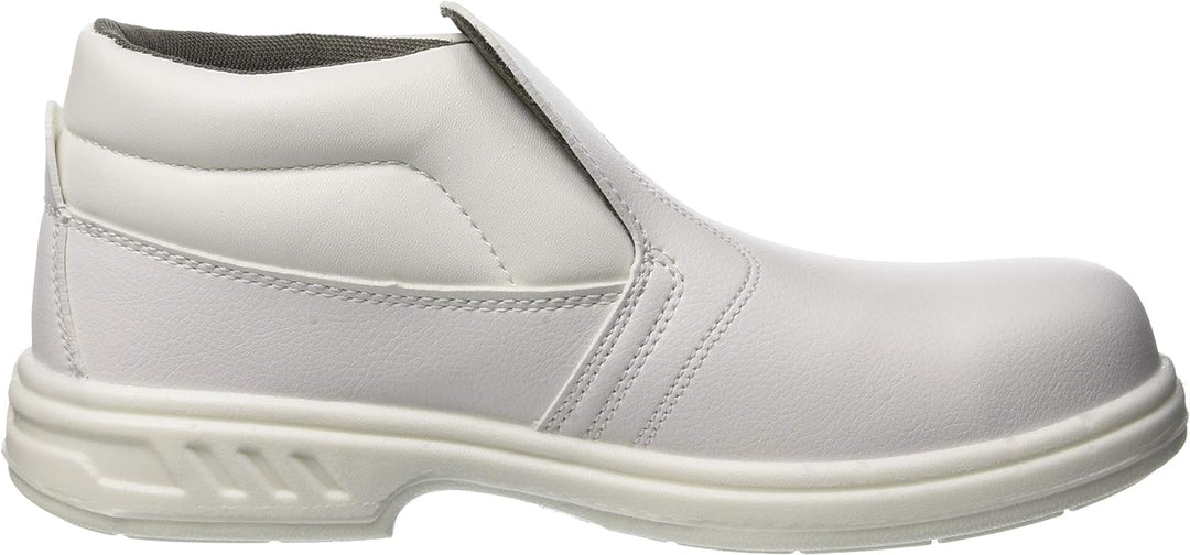 Portwest Steelite Schlupf-Sicherheitsstiefel S2, Grösse: 42, Farbe: Weiss, FW83WHR42 42 EU Weiss, 42