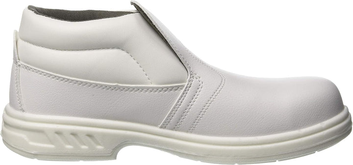 Portwest Steelite Schlupf-Sicherheitsstiefel S2, Grösse: 35, Farbe: Weiss, FW83WHR35 35 EU Weiss, 35