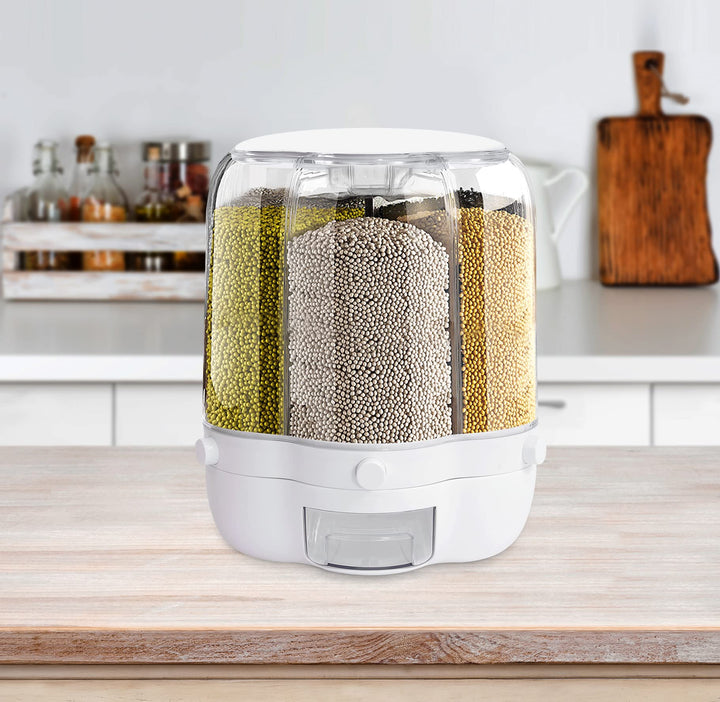 Futchoy Müslispender Cerealienspender Cornflakes Spender 6 in 1, Cereal Getreide Dispenser Lebensmit