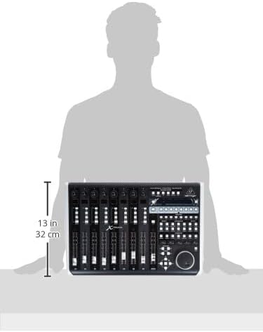 Behringer XTouch Universelle Bedienoberfläche mit 9 berührungsempfindlichen motorisierten Fadern, LC