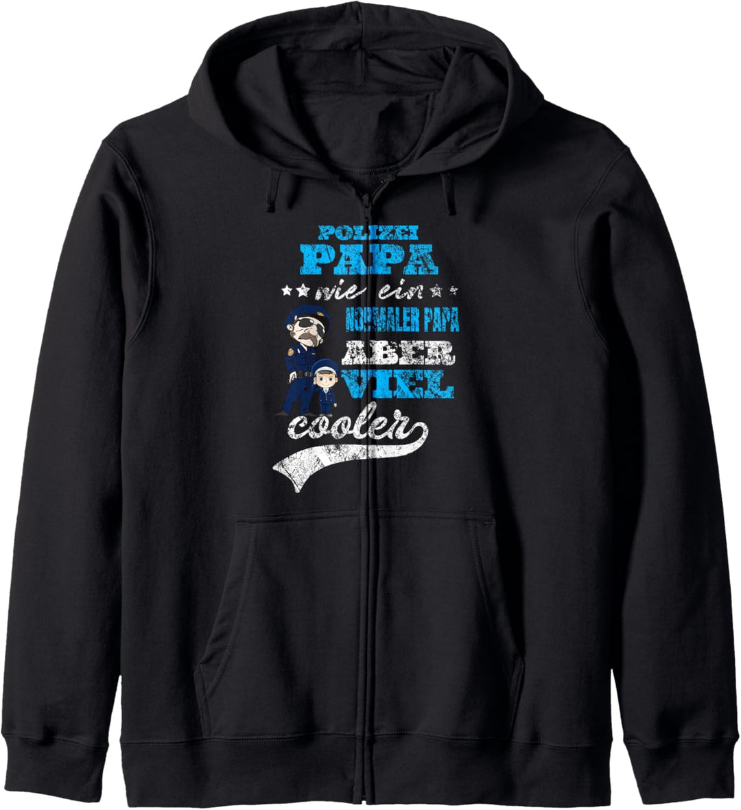 Stolzer Papa Tochter Vater Sohn Geschenk Spruch Kapuzenjacke