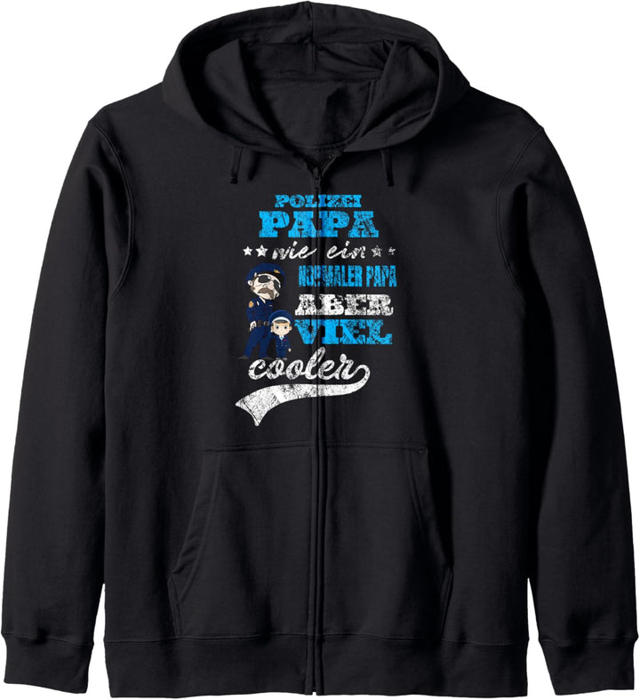 Stolzer Papa Tochter Vater Sohn Geschenk Spruch Kapuzenjacke