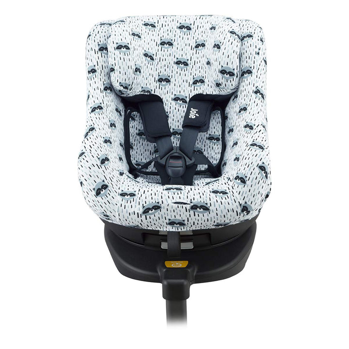 JYOKO Kids Bezug kompatibel mit Joie Spin 360, Nuna Rebl, aus Baumwolle (Raccoon) Raccoon Bezug für