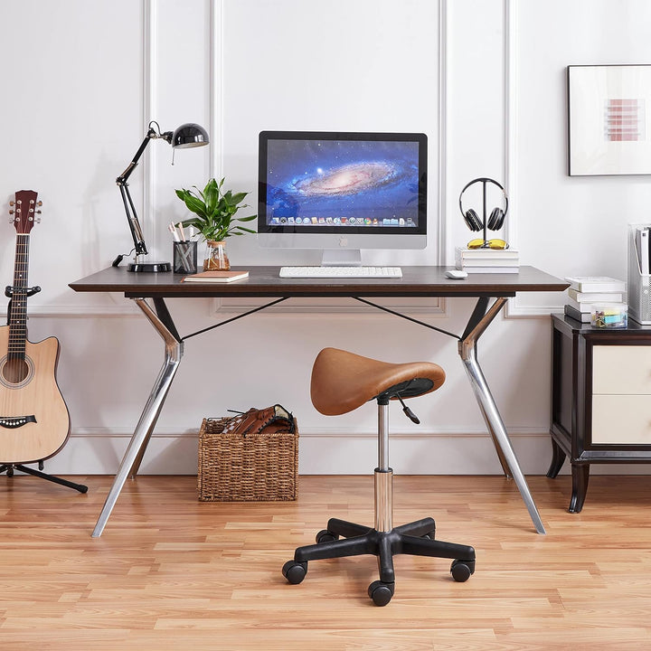 Yaheetech Bürohocker Sattelhocker Rollhocker Drehhocker Praxishocker Arbeitshocker mit höhenverstell