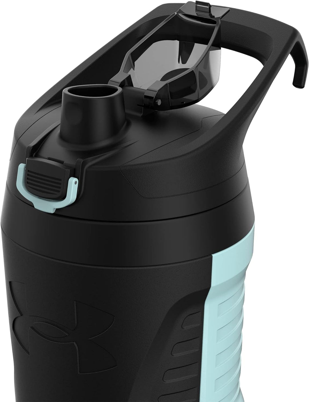 Under Armour UA 32oz Playmaker Jug Breeze Blue Schwarz und Marineblau, Schwarz und Marineblau