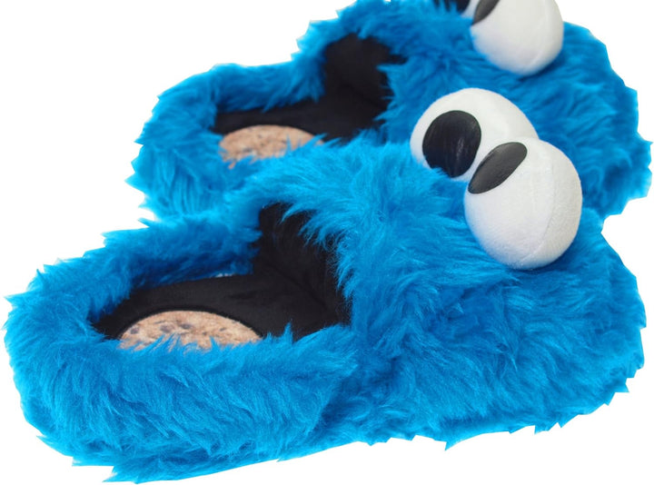 Sesamstrasse Hausschuhe Grösse M 38-40 Krümelmonster 3D Slipper Cookie Monster Schuhe Shoes
