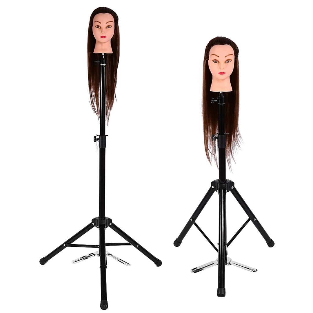 Verstellbare Friseur Training Mannequin Manikin Kopf Stativ Stand Manikin Perücke Puppen Halter, Rob