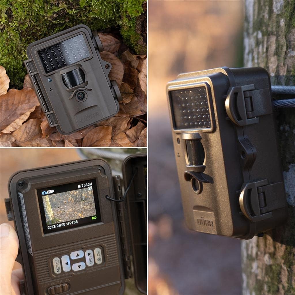 DÖRR Snapshot Mini Black 30MP 4K Komplettset | Überwachungskamera - Wildkamera - Fotofalle - 30MP -