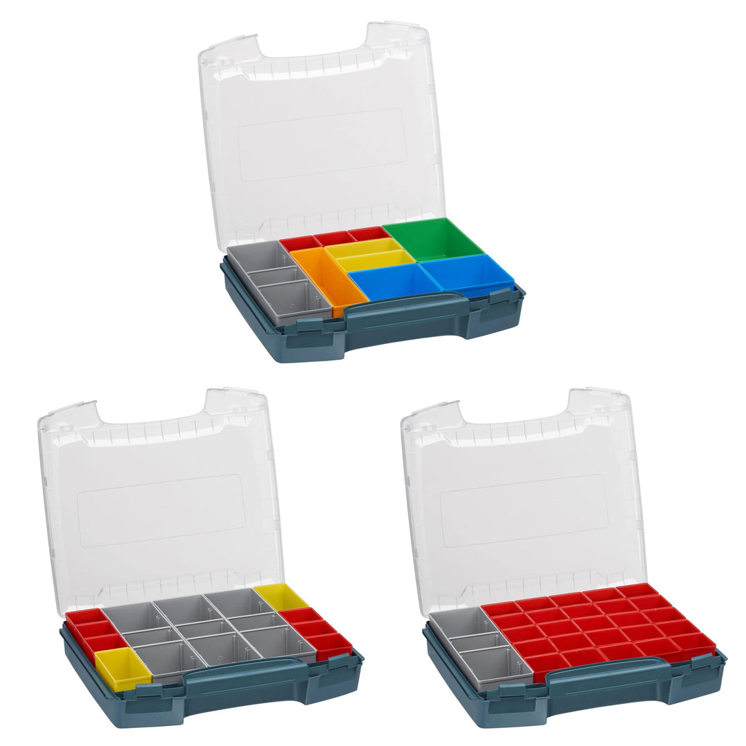 Bosch Sortimo Insetboxenset professional blau| i-BOXX 72 3er Set mit Insetboxen A3, H3 & I3 | Für i-