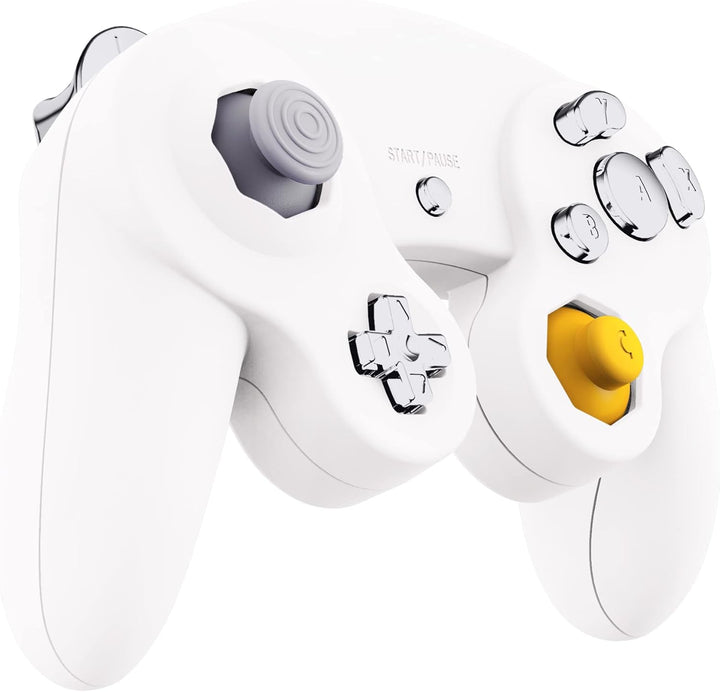 eXtremeRate Ersatz Tasten Set für nintendo Gamecube GCN Controller,DIY Ersatzteile Full Buttons D-Pa